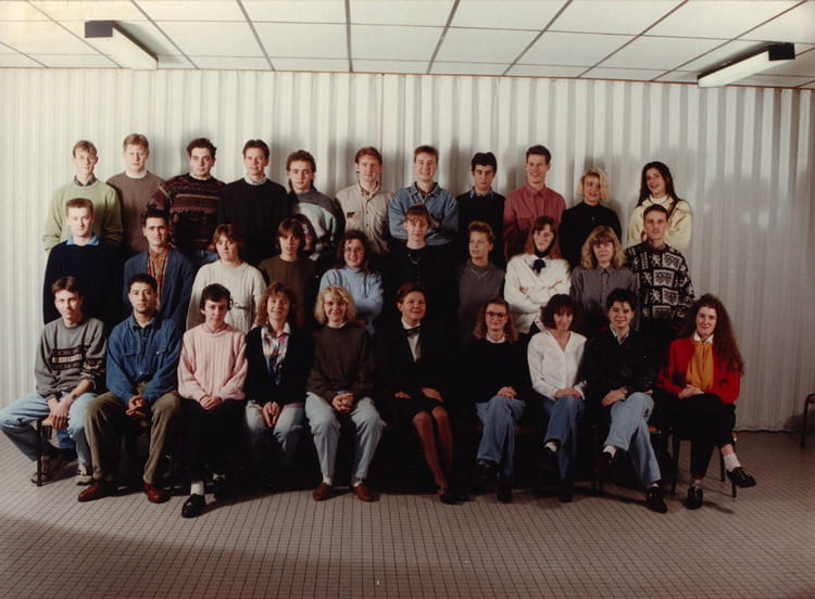 Photo de classe BTS compta de 1992, Annexe Lycée André Malraux ...