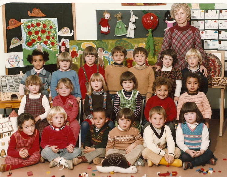 Photo de classe Maternelle de 1984, Ecole Jean Bonthoux (Villefranche