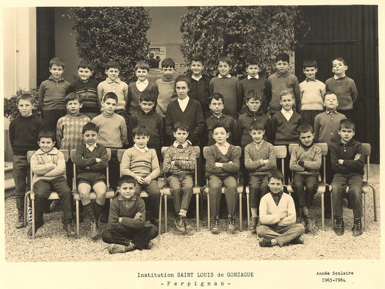 Photo de classe 10 ème de 1963, Collège Saintlouis De Gonzague