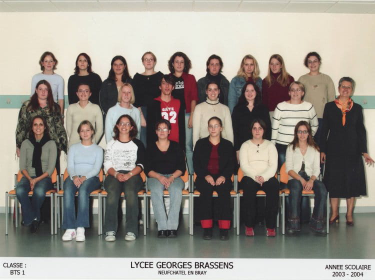 Photo de classe BTS AD 1 de 2003, Lycée G. Brassens - Copains d'avant