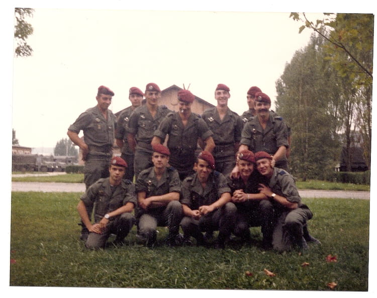 Photo de classe Section trans 81/10 de 1981, 13em Rdp - Copains d'avant
