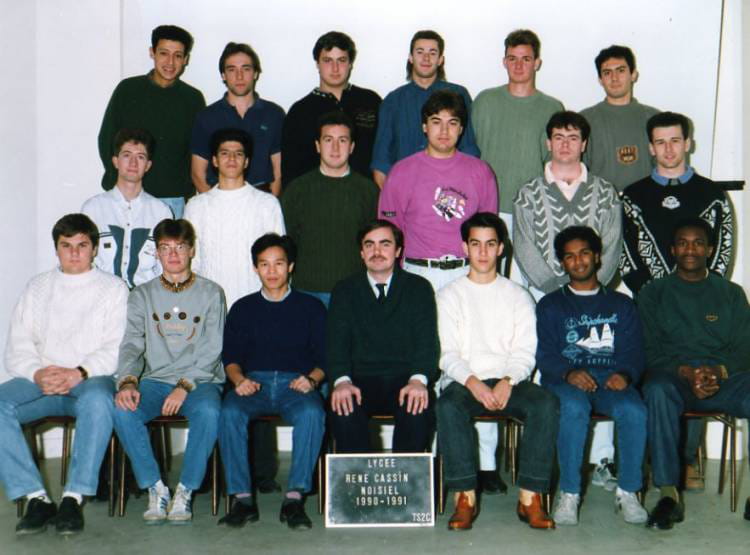 Photo de classe BTS clim 2 eme année de 1991, RENE CASSIN - Copains d'avant