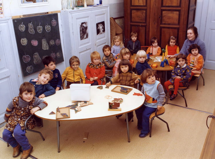 Photo de classe Maternelle 19761977 de 1976, Ecole Notre Dame De La