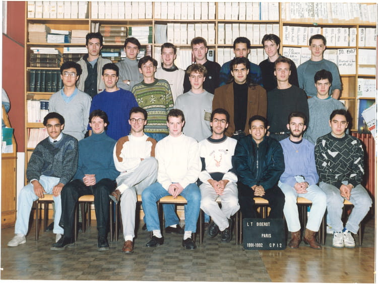 Photo de classe BTS CPI 2 eme année de 1991, Lycée Diderot - Copains d ...