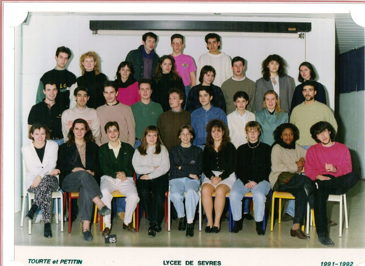 Photo de classe 2ème Année BTS COMPTA de 1992, Bts Comptabilité Gestion ...