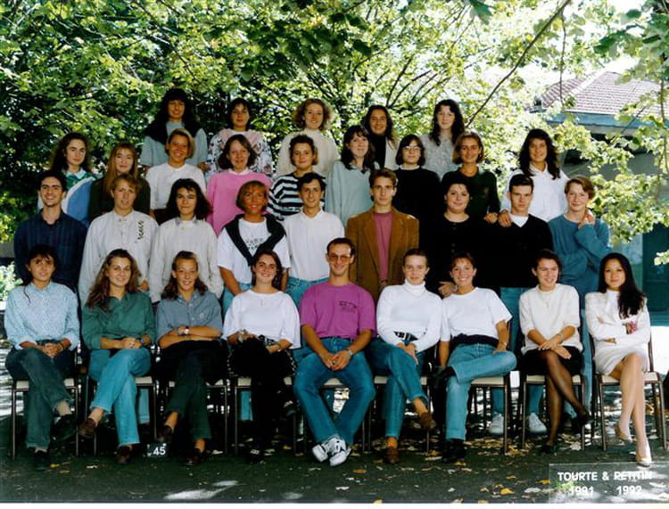 Photo de classe 1ère Année de BTS Commerce International de 1991, Bts ...