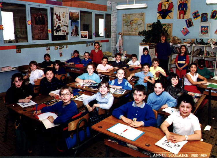 Photo de classe 19881989 de 1988,