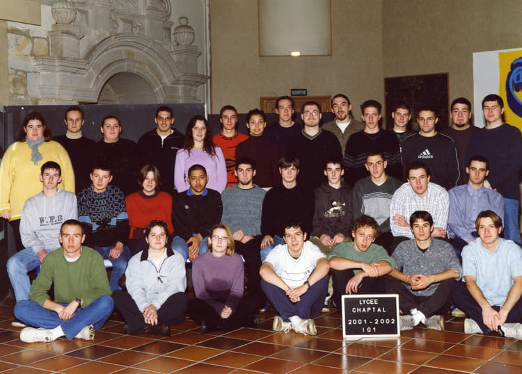 Photo de classe BTS IG 1ère année de 2002, CHAPTAL BTS - Copains d'avant