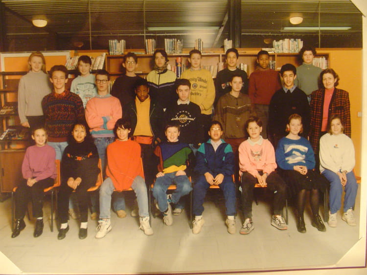 Photo de classe 5eme Jaune de 1992, Collège François De Boisrobert