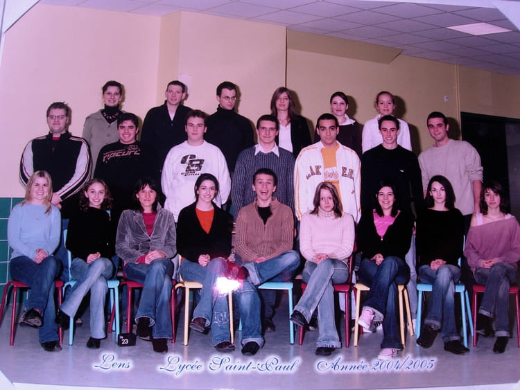 Photo de classe TS1 de 2005, Lycée Privé Polyvalent Saintpaul