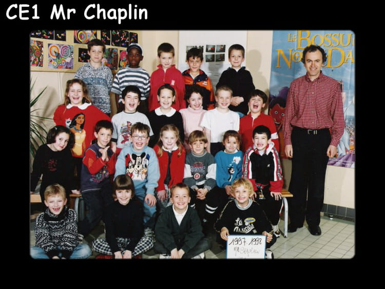 Photo de classe CE1 de 1997, ECOLE MAXIME MARCHAND Copains d'avant