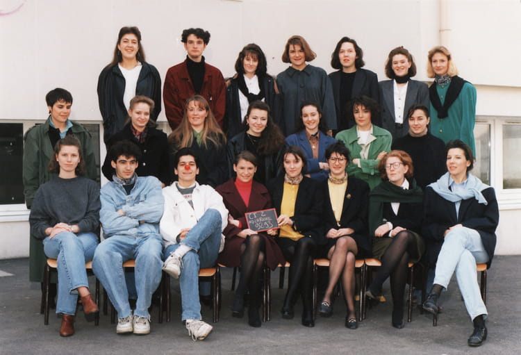 Photo de classe BTS CI 2 de 1992, NOTRE DAME LA RICHE - Copains d'avant