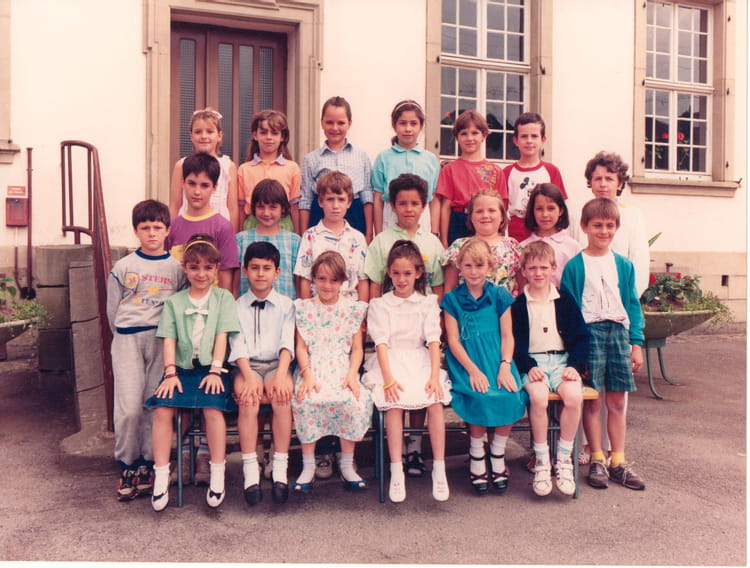 Photo de classe Ce2 de 1989, Ecole Saint Francois (Thionville