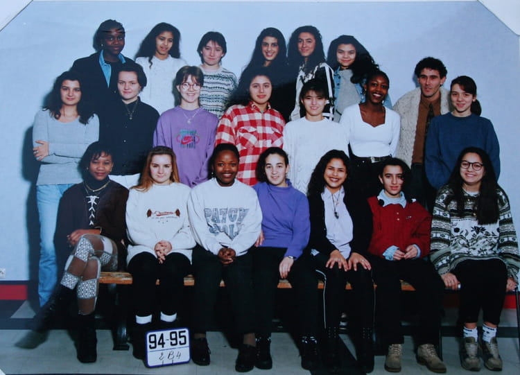 Photo de classe 2 B4 1994-95 de 1994, Lycée Professionnel Louise Michel ...