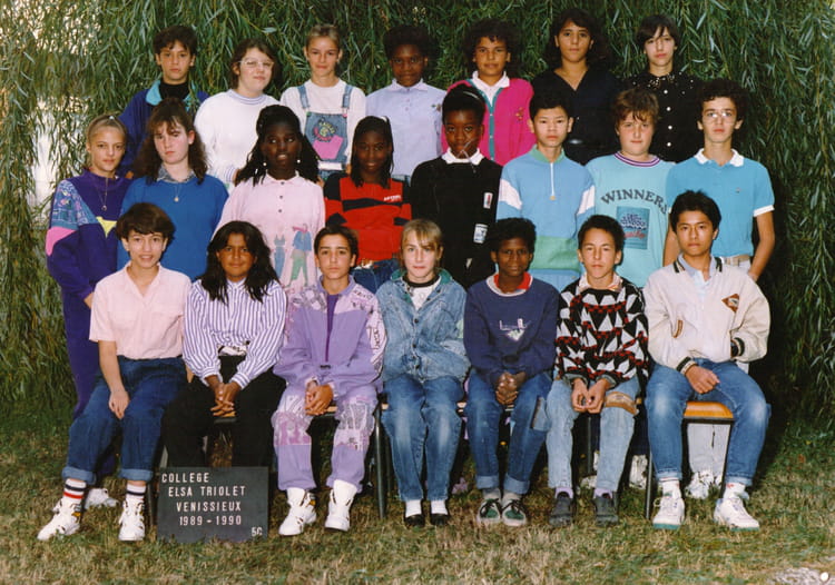 Photo de classe 5ème C de 1989, Collège Elsa Triolet - Copains d'avant