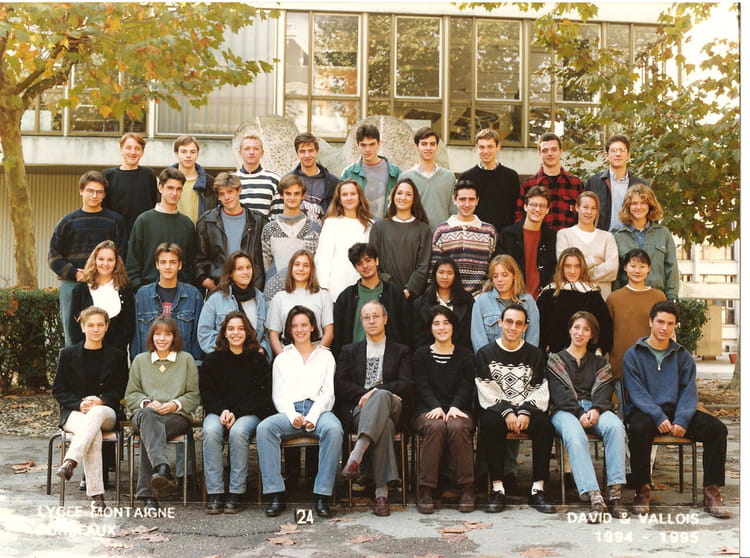 Photo de classe Terminale S - 1994 - 1995 de 1994, Lycée Michel ...