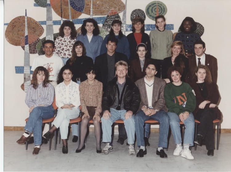 Photo de classe BTS Action Commerciale 2ème Année de 1992, BTS GEORGES ...