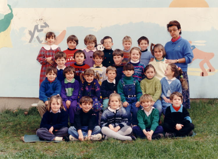 Photo de classe Grande section de 1988, ECOLE SAINTE MARIE - Copains d ...