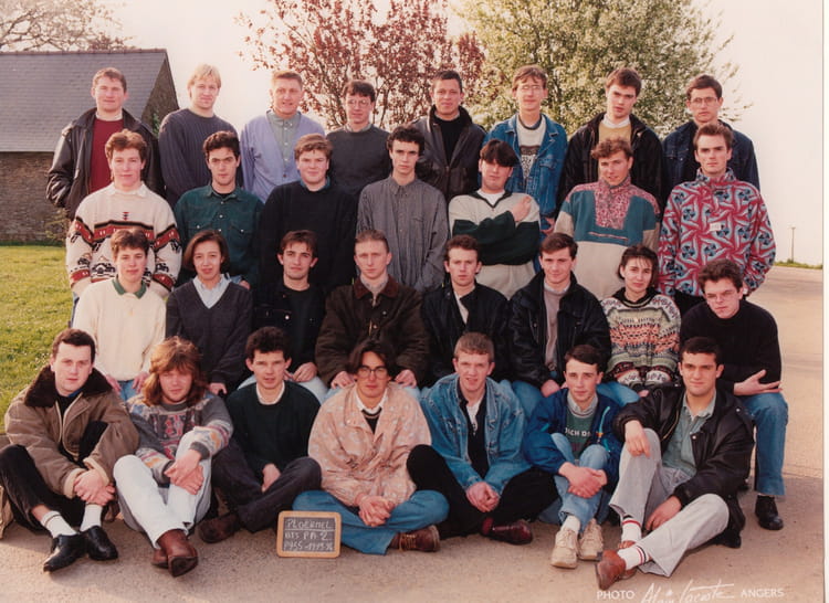 Photo de classe BTS PA 2 de 1993, Lycée La Touche - Copains d'avant