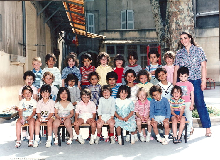Photo de classe Moyenne Section Maternelle de 1986, Ecole Sextius (Aix
