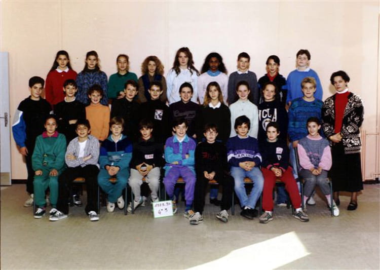 Photo de classe Classa de 4ème 3 années 89/90 de 1990, Collège Jules ...