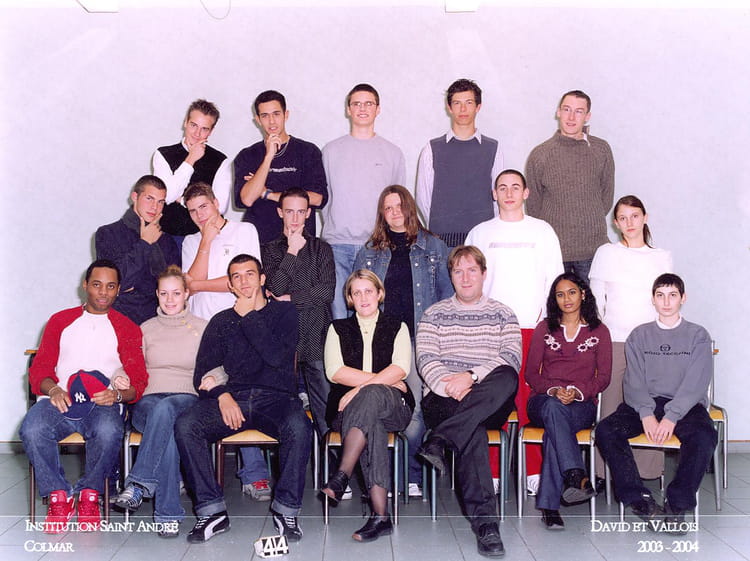 Photo de classe Term STT 2003/2004 de 1970, Lycée Saint-andré - Copains ...