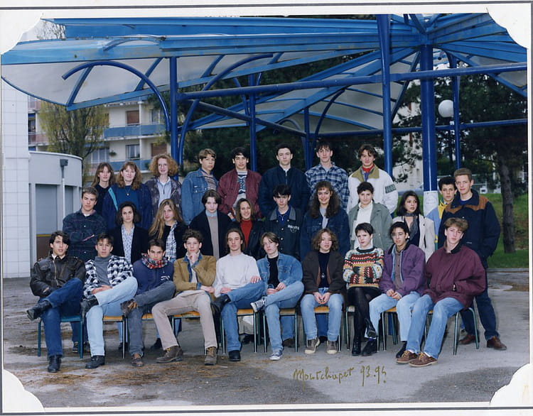 Photo de classe 2nd de 1993, Lycee Montchapet, Bts - Copains d'avant