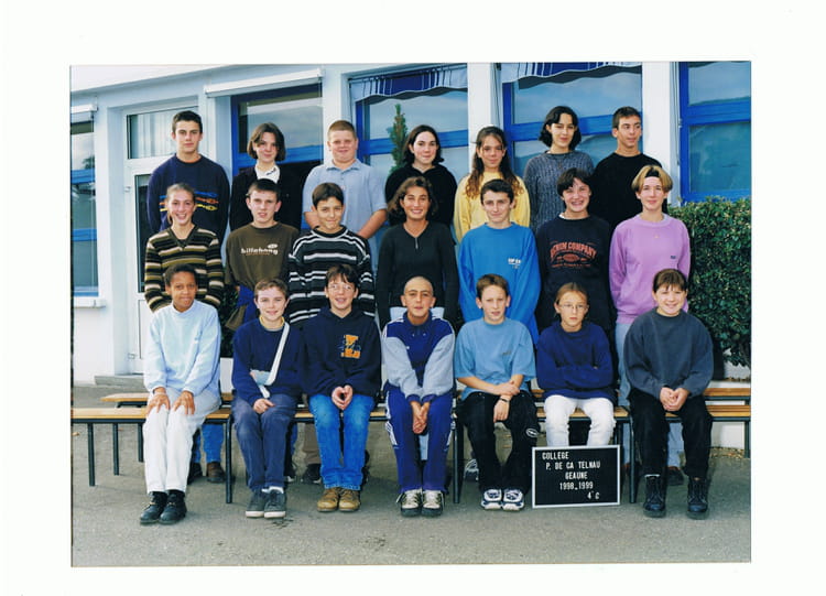 Photo de classe 4°C de 1998, Collège Pierre De Castelnau Copains d'avant