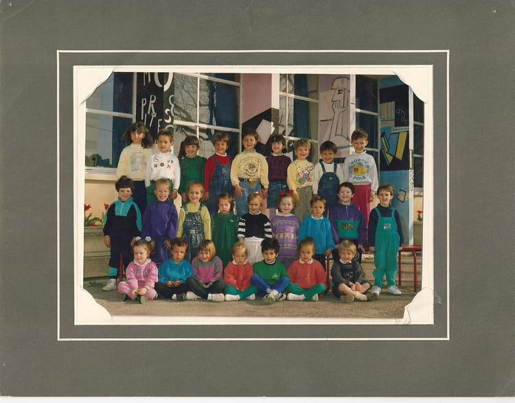 Photo de classe Grande Maternelle de 1989, Ecole Platanes (Aix En