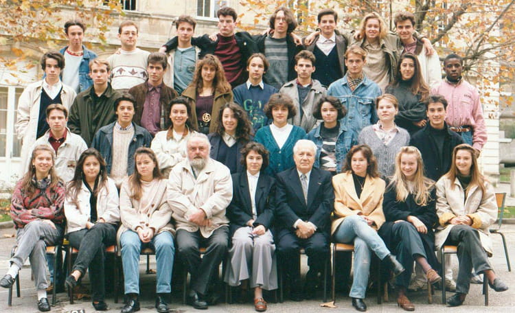 Photo de classe TalD 7 de 1991, Lycée Michel Montaigne - Copains d'avant