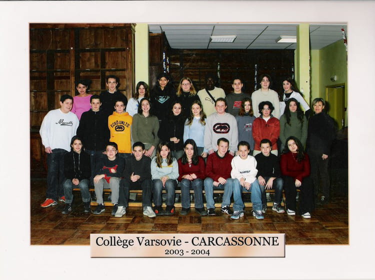 Photo de classe 4e F de 2003, Collège Varsovie - Copains d'avant