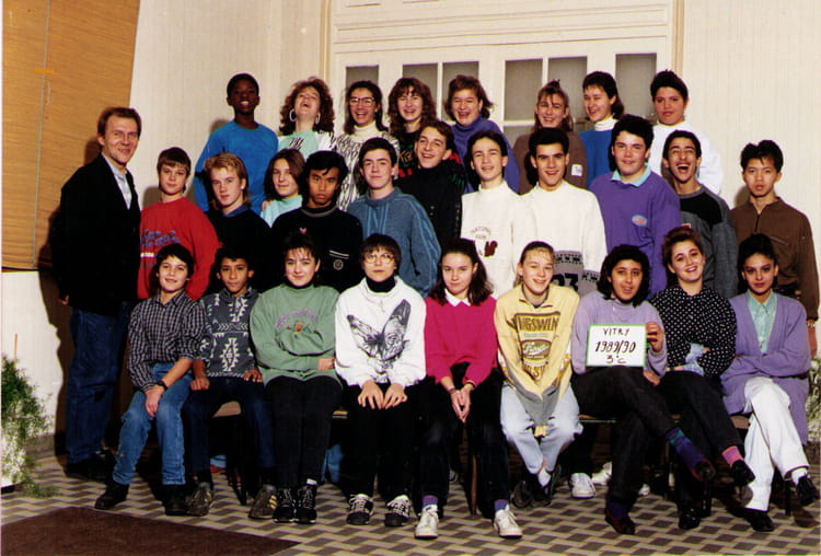 Photo de classe 3ème C de 1989, Lycée Adolphe Cherioux Copains d'avant