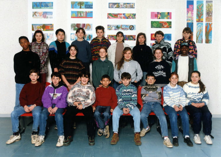 Photo de classe 5 emeT ? de 1993, Collège François De Boisrobert
