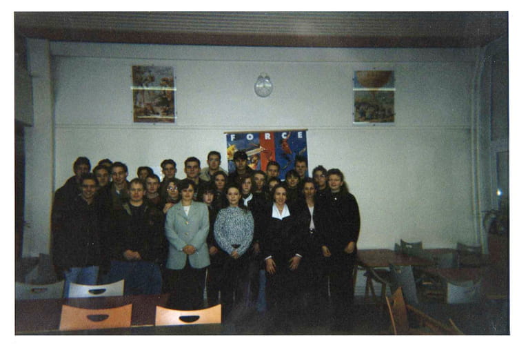 Photo de classe 1ERE ANNEE BTS FORCE DE VENTE de 1996, Lycée Albert ...