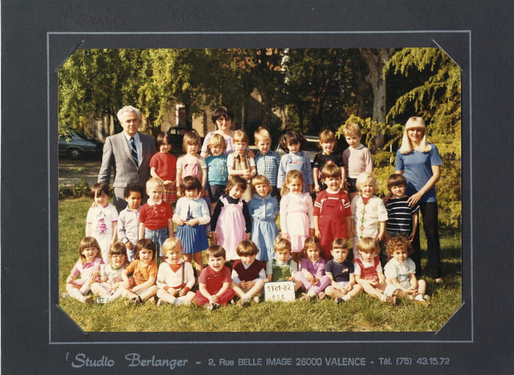 Photo de classe Petite section de 1982, ECOLE SAINTE MARIE - Copains d ...