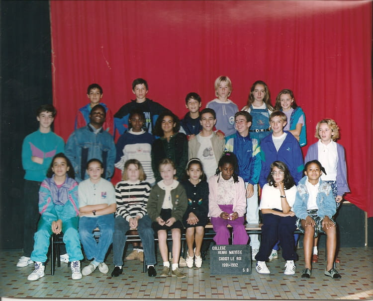 Photo De Classe 5d De 1991 Collège Henri Matisse Copains D Avant Photo De Classe 5d De 1991 Collège Henri Matisse Copains D Avant