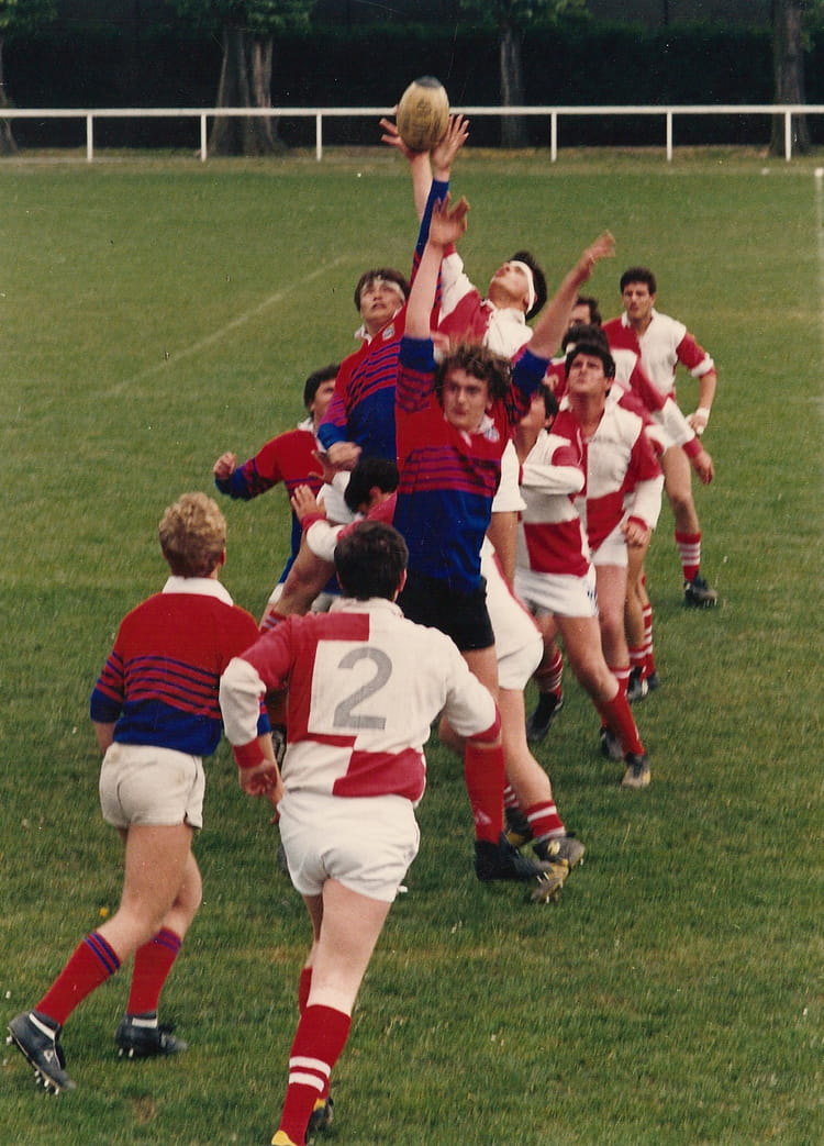 Photo de classe Us metro rugby junior 1ère année de 1988, Us Métro