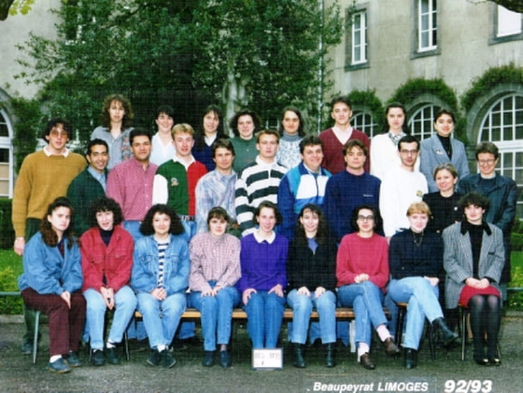 Photo de classe BTS C1 de 1992, BTS LYCEE BEAUPEYRAT - Copains d'avant