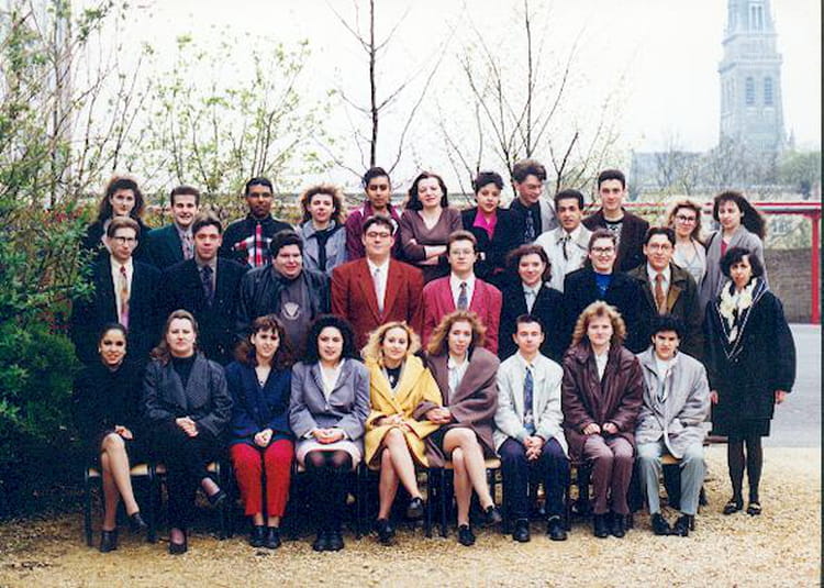 Photo de classe Bts force de vente 1ère année de 1993, Lycee Monge (Bts ...