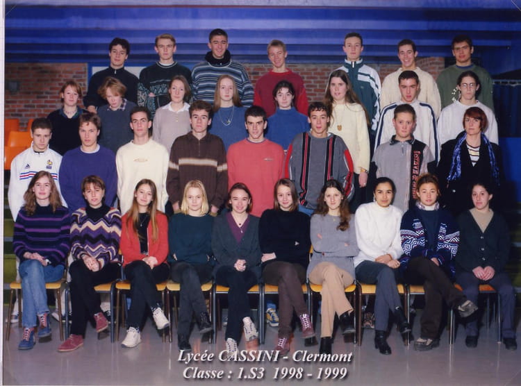 Photo de classe 1 S3 de 1998, Lycée Cassini - Copains d'avant