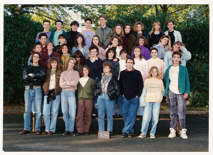 Photo de classe Seconde A3 1990/91 de 1991, Lycée René Cassin - Copains ...