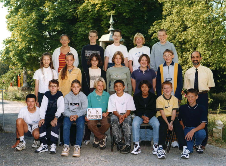 Photo de classe 5 ème B de 1999, Collège Frère André Copains d'avant