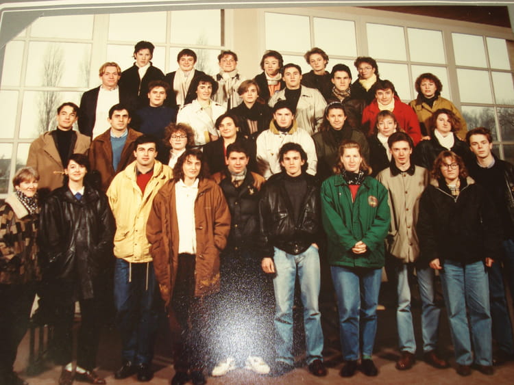 Photo de classe 1ERE ANNEE DE BTS ACTION CO de 1991, Lycée Emile Littré ...