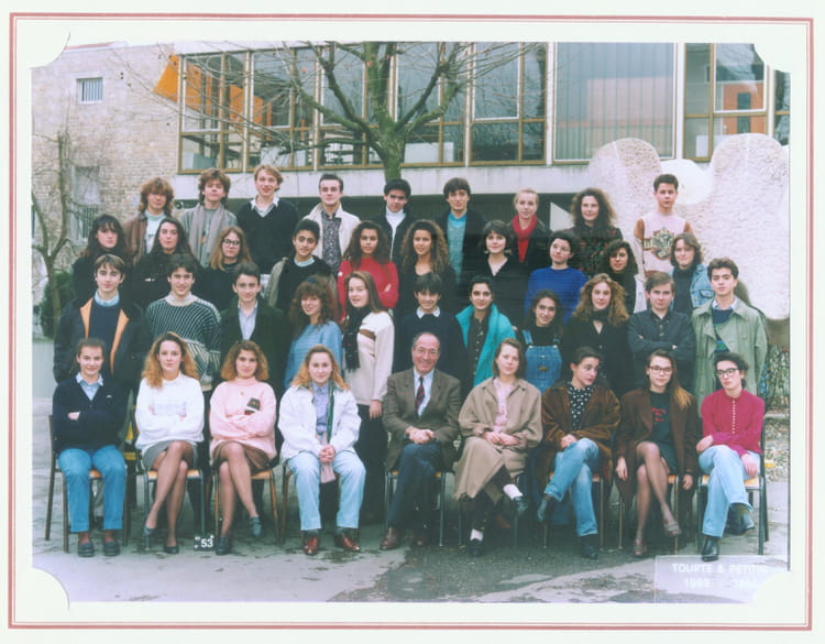 Photo de classe 2nde 1 1989-1990 Michel Montaigne de 1990, Lycée Michel ...