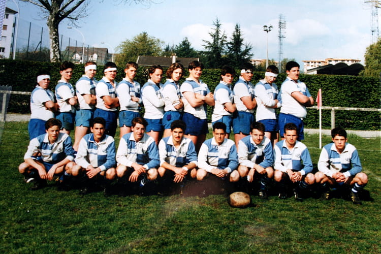 Photo de classe Rugby saison 1990 1991 de 1990, UNION SPORTIVE ANNECY Copains d'avant