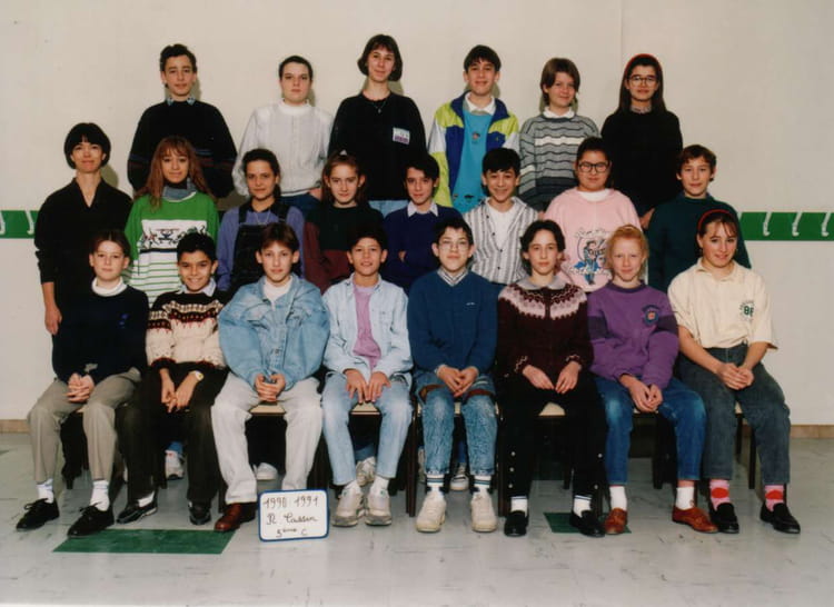 Photo de classe 5 ème C de 1991, Collège René Cassin - Copains d'avant