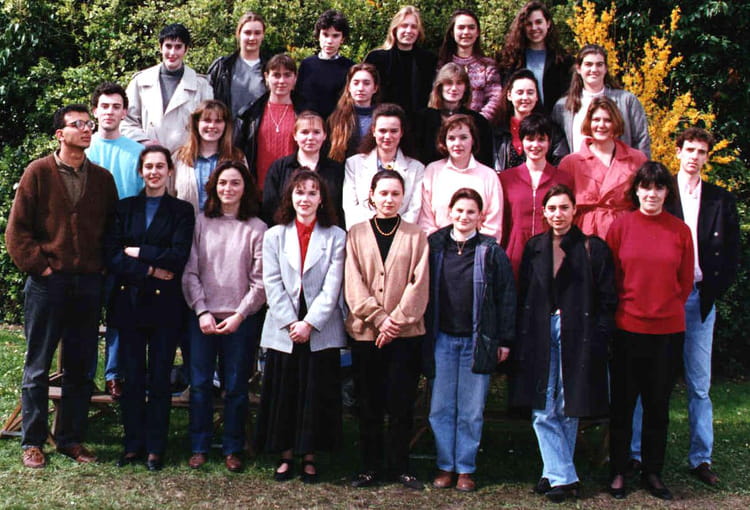 Photo de classe BTS CI 1ERE ANNEE LESAGE VANNES de 1991, Lycee A.r ...