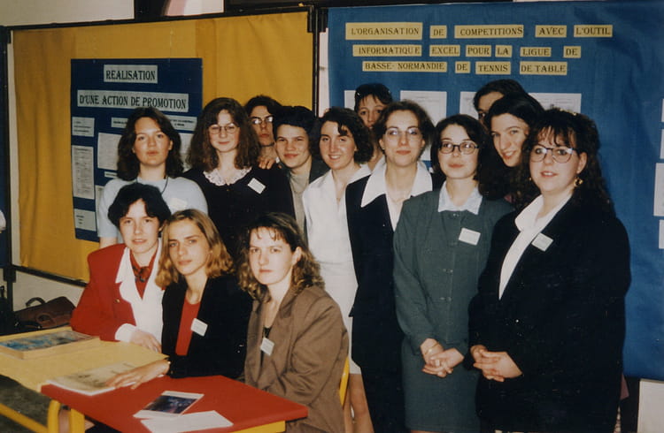 Photo de classe BTS Assistant de Gestion de PME PMI de 1996, Lycée Jean ...