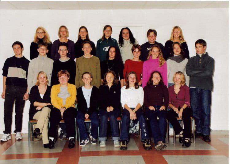 Photo de classe 1ière L de 2001, Lycée Michel Anguier - Copains d'avant