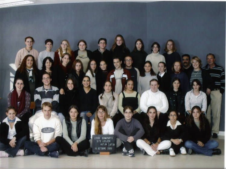 Photo de classe BTS Assistant de gestion PME PMI de 2003, Lycée ...